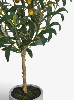 Kunstbloemen*Next Kleine kunstolijfboom in betonnen pot