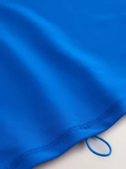 Badkleding*Next - Actief rash vest met korte mouwen Kobaltblauw