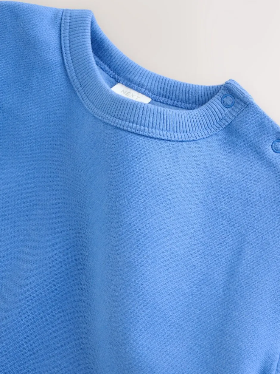 Sets En Combisets|Rompertjes En Tuinbroeken|Next Kobaltblauw - Baby joggingromper (0mnd-3jr)