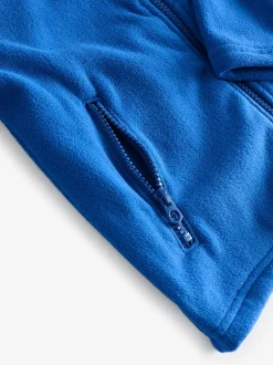 Schoolkleding|Jassen En Jacks|Next - Fleece jack met rits en zakken (3-16 jr) Kobaltblauw