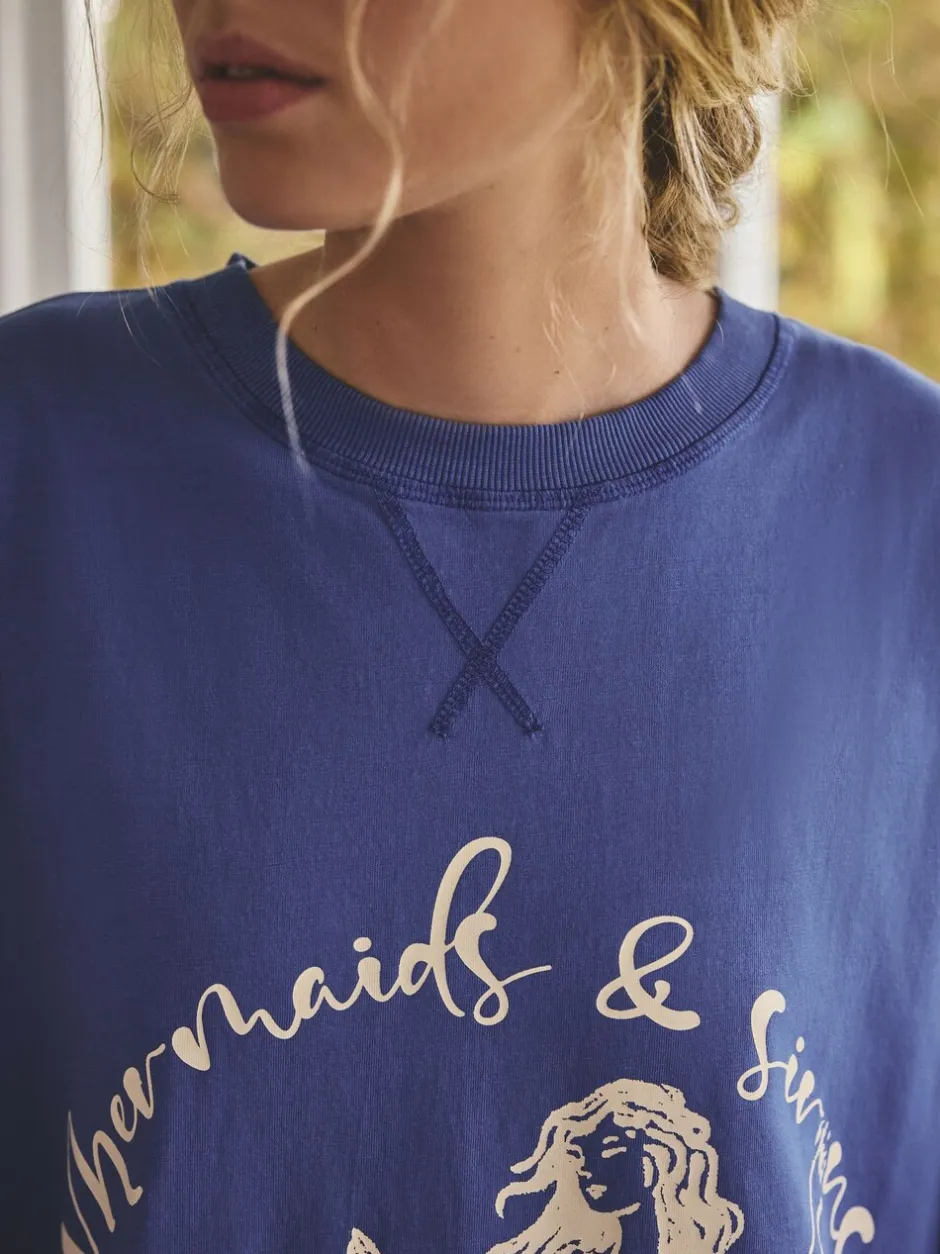 Alle Nacht- En Loungekleding*Next Kobaltblauw - Graphic Nightie