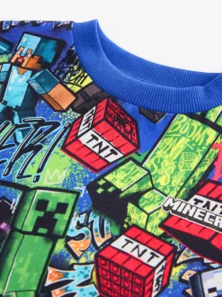 T-Shirts|Tops*Next Kobaltblauw - Minecraft T-shirt (3-16jr)