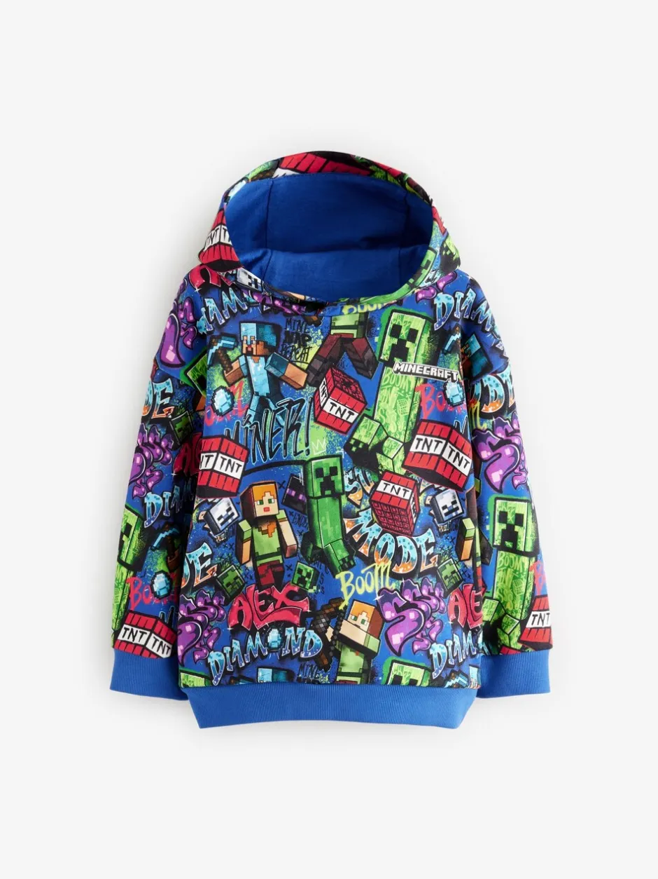 Sweaters En Hoody´S*Next - Minecraft-hoodie (3-16jaar) Kobaltblauw