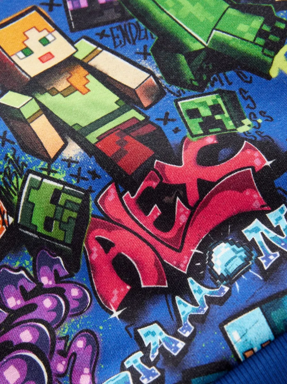 Sweaters En Hoody´S*Next - Minecraft-hoodie (3-16jaar) Kobaltblauw