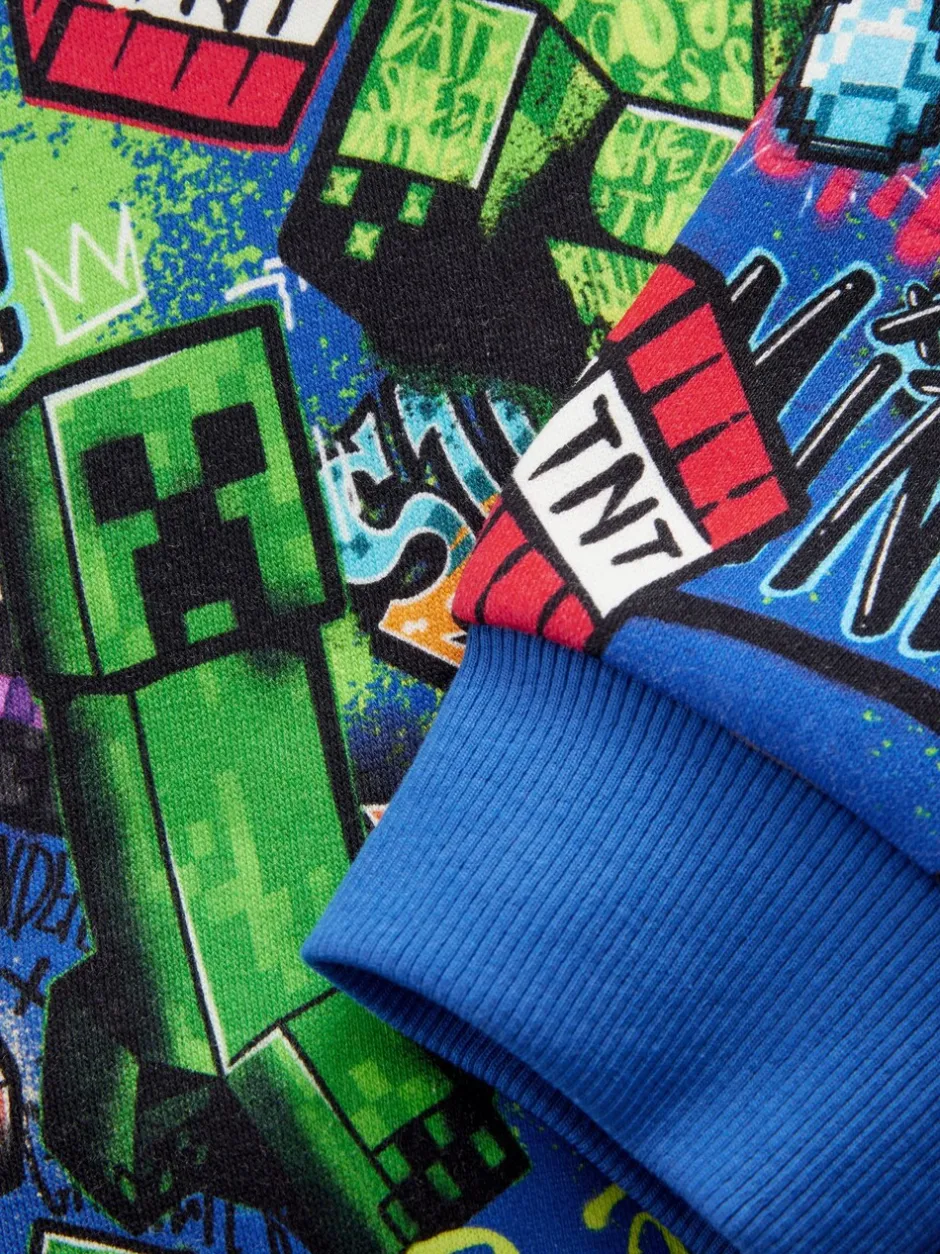 Sweaters En Hoody´S*Next - Minecraft-hoodie (3-16jaar) Kobaltblauw