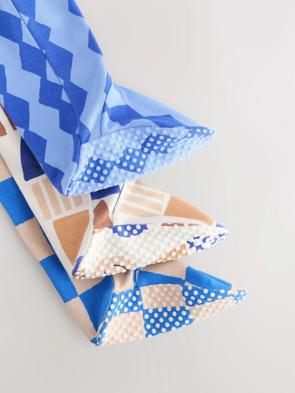 Multipacks|Babypakjes En Babypyjama's*Next Kobaltblauw - Verpakking van 3 babypyjama's met tweewegrits (0-2jr)