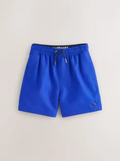 Badkleding|Next - Set van 2 zwembroeken (1.5-16jr) Kobaltblauw en marineblauw
