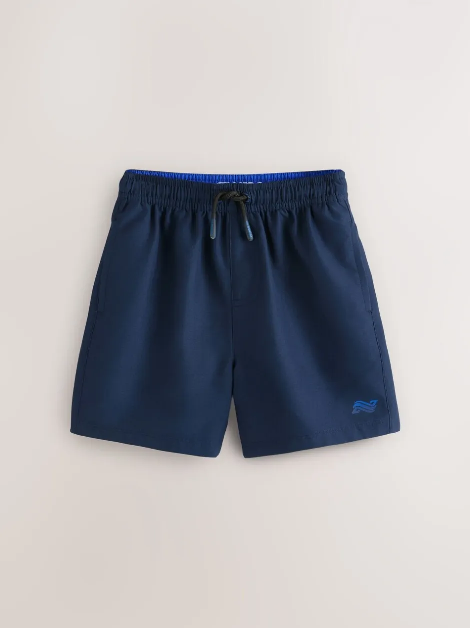 Badkleding|Next - Set van 2 zwembroeken (1.5-16jr) Kobaltblauw en marineblauw