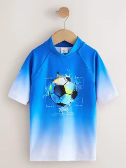 Badkleding*Next Kobaltblauw met voetbal - Surfhemdje (1,5 - 16 jr)