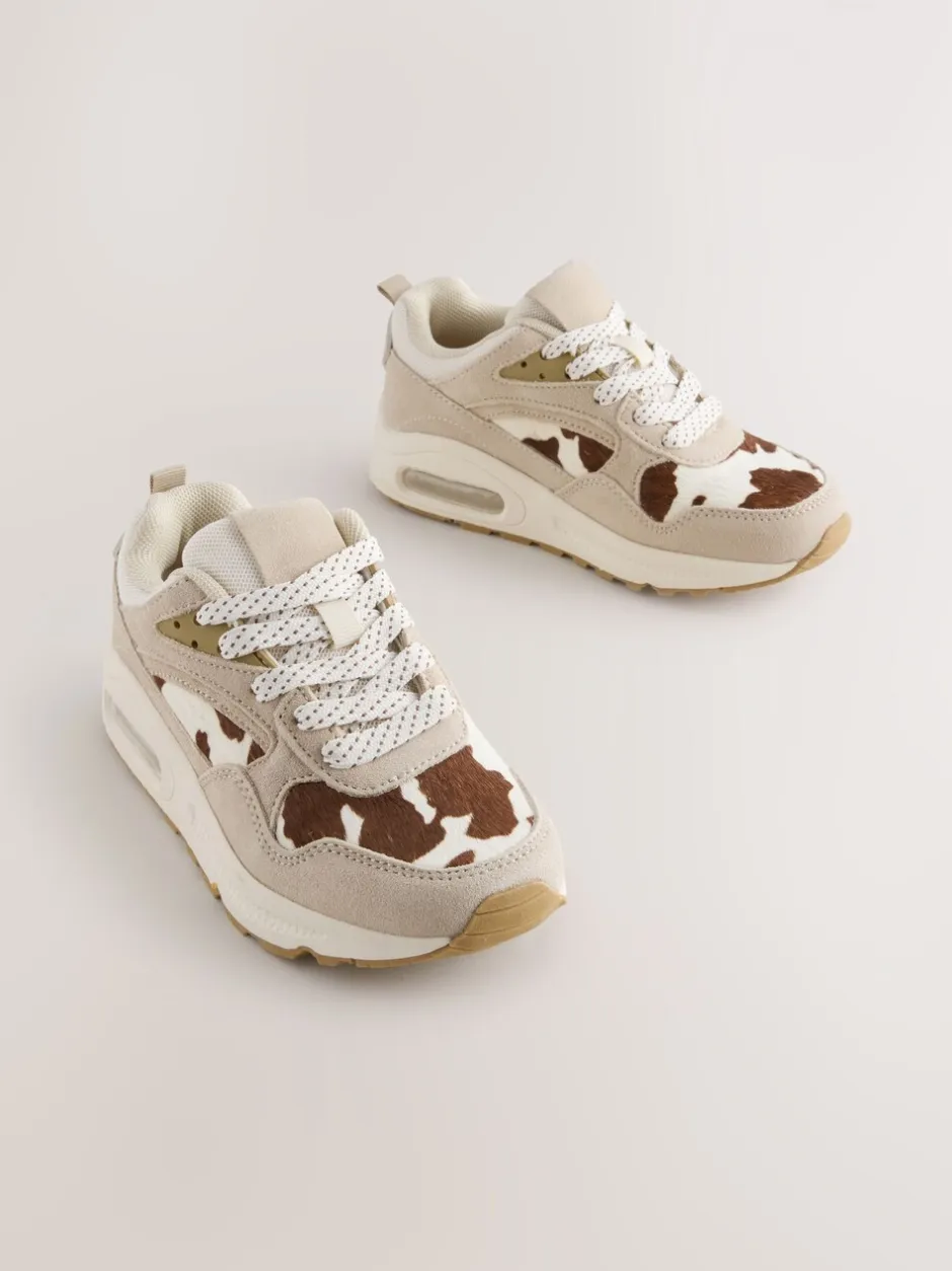 Sneakers*Next Koeienprint - Lace-up Bubble Trainers