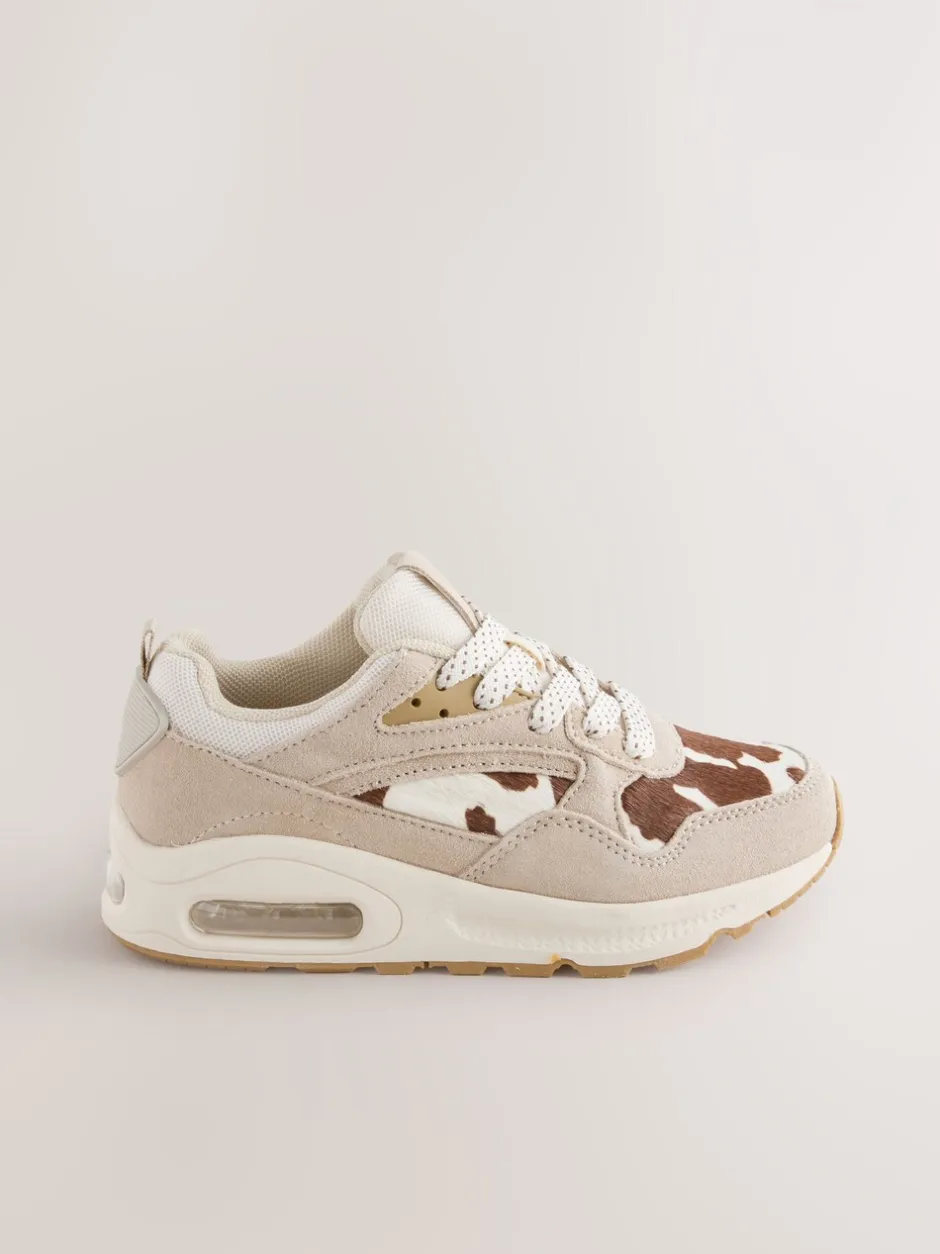 Sneakers*Next Koeienprint - Lace-up Bubble Trainers
