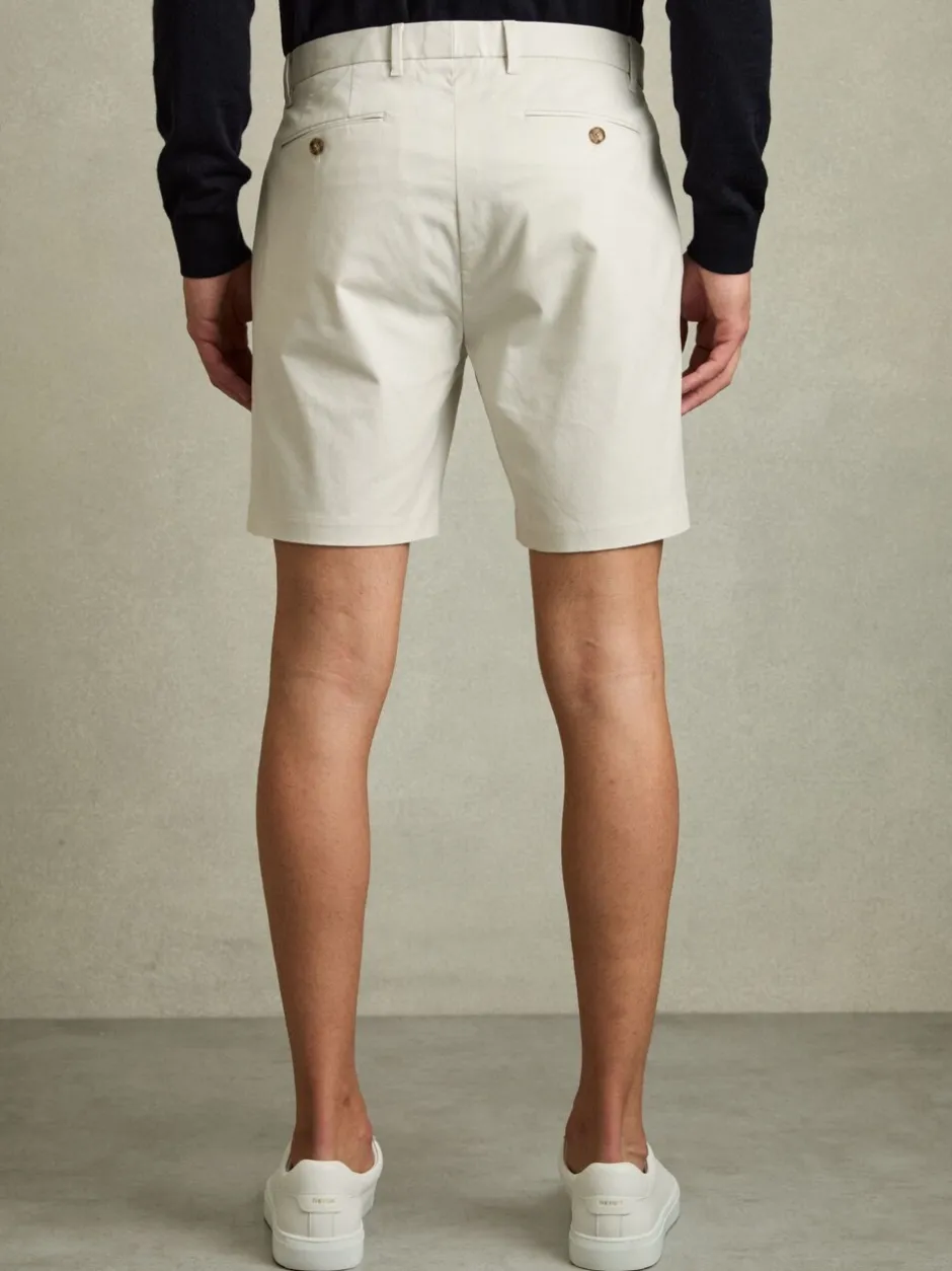Shorts*Reiss - - Wicket S - Casual korte chinoshort Krijtkleur