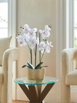 Kunstbloemen*Next Kunstorchidee in geometrische pot