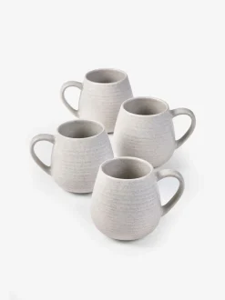 Mokken En Koppen|Tafelgerei*Next Kyla - Set van 4 mokken Pastelgeel