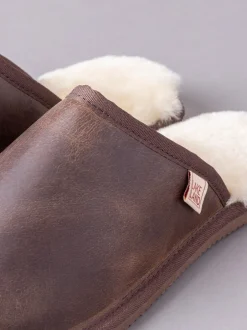 Pantoffels*Lakeland Leather leren pantoffels voor heren
