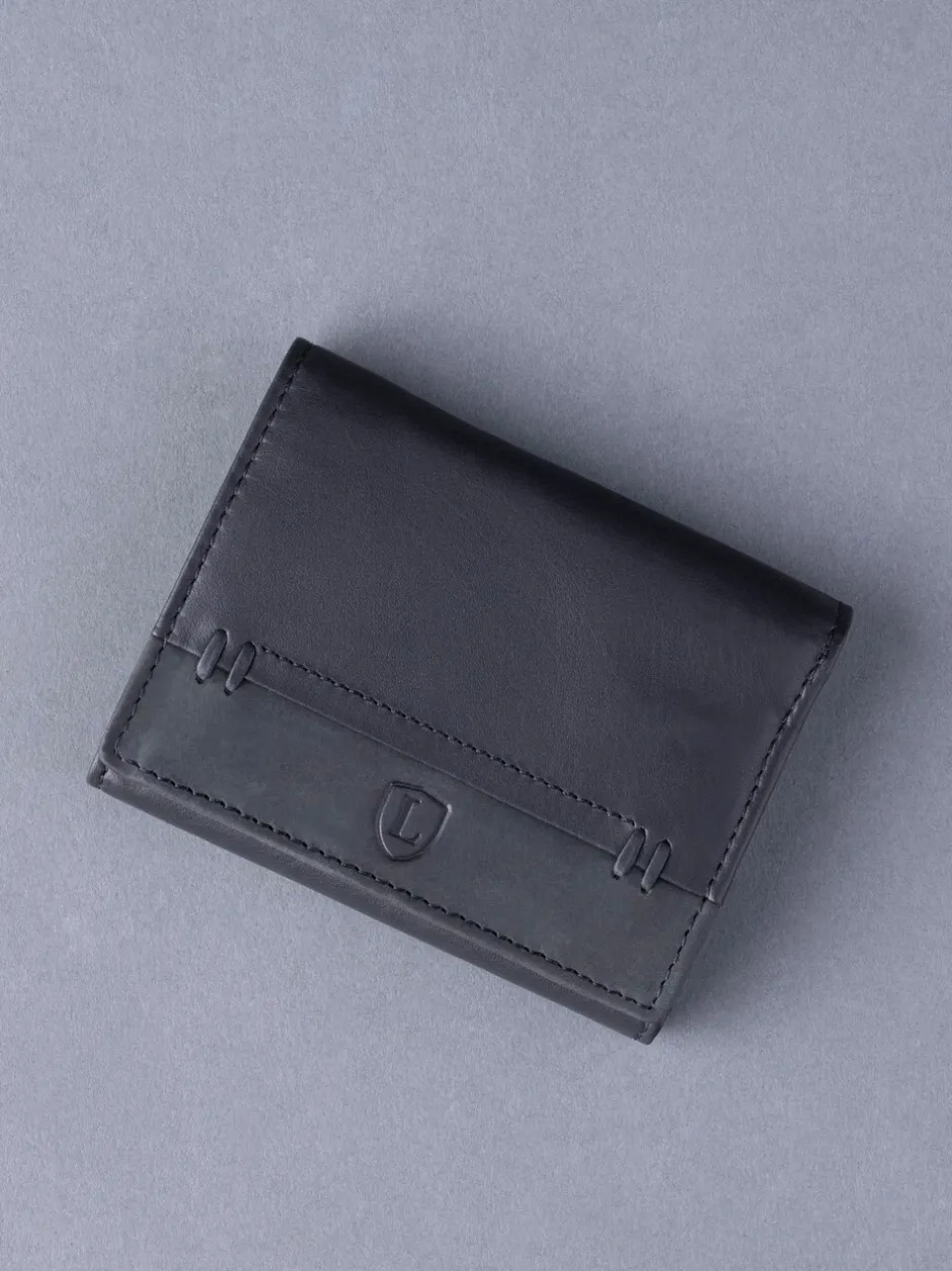 Portemonnees*Lakeland Leather Stitch Tri-Fold Portemonnee