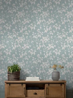 Behang|Next Landelijk behang met bloemenprint 10M Blauw