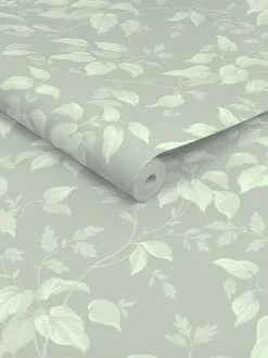Behang*Next Landelijk behang met bloemenprint 10M Grijs