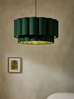Lampenkappen|Verlichting|Next Larson - Eenvoudig te installeren plafondlamp Groen