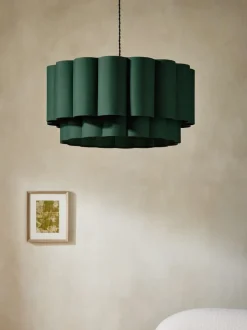 Lampenkappen|Verlichting|Next Larson - Eenvoudig te installeren plafondlamp Groen