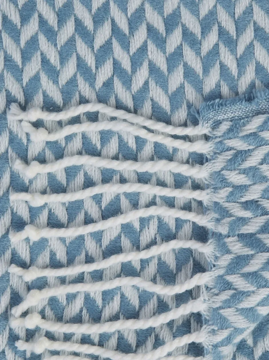 Laura Ashley*Laura Ashley - Arya sprei Blauwe donkere zeesproeiing