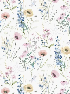 Laura Ashley|Laura Ashley 100% Cotton Percale 200 Thead Count Alford Meadow Duvet Cover and Pillowcase Set