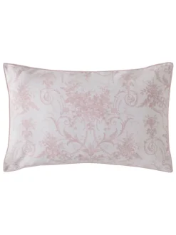 Laura Ashley*Laura Ashley 100% katoensatijn 200 draadtelling Tuileries dekbedovertrek- en kussensloopSet Poederroze