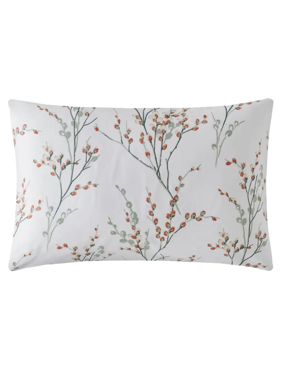 Laura Ashley|Merkbeddengoed|Laura Ashley 100% katoensatijn 200 thread count Pussy Willow Dekbedovertrek- en kussensloopset