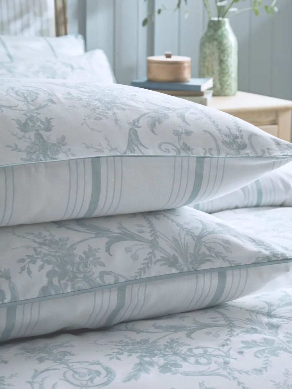 Laura Ashley|Laura Ashley 100% katoensatijn 200 draadtelling Tuileries dekbedovertrek- en kussensloopSet