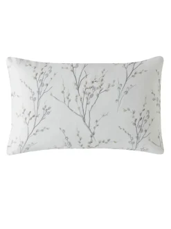 Laura Ashley|Merkbeddengoed|Laura Ashley 100% katoensatijn 200 thread count Pussy Willow Dekbedovertrek- en kussensloopset