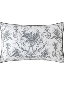 Laura Ashley|Laura Ashley 100% katoensatijn 200 draadtelling Tuileries dekbedovertrek- en kussensloopSet Antracietgrijs