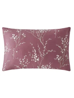 Laura Ashley|Merkbeddengoed|Laura Ashley 100% katoensatijn 200 thread count Pussy Willow Dekbedovertrek- en kussensloopset