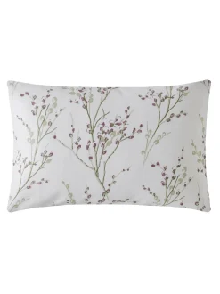 Laura Ashley|Merkbeddengoed|Laura Ashley 100% katoensatijn 200 thread count Pussy Willow Dekbedovertrek- en kussensloopset
