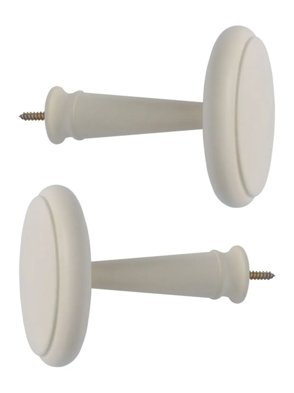 Gordijnroedes En -Accessoires|Laura Ashley 1 paar houten gordijnhouders