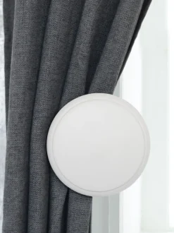 Gordijnroedes En -Accessoires*Laura Ashley 1 paar houten gordijnhouders Grijs