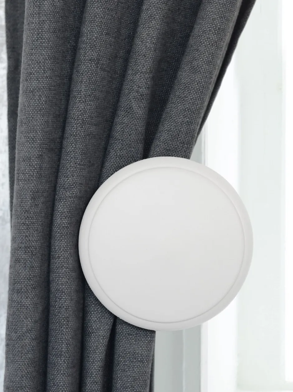 Gordijnroedes En -Accessoires*Laura Ashley 1 paar houten gordijnhouders Grijs