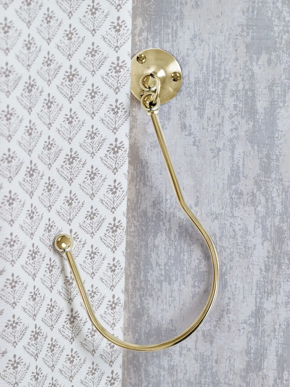 Gordijnroedes En -Accessoires*Laura Ashley - Set van 2 Swing-gordijnhouders Bronsgoud