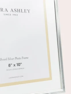 Fotolijsten|Laura Ashley - Verzilverde fotolijst in doosje