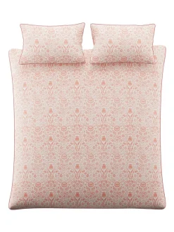 Laura Ashley*Laura Ashley Ashstead Damask 200 Thread Count Duvet Cover and Pillowcase Set