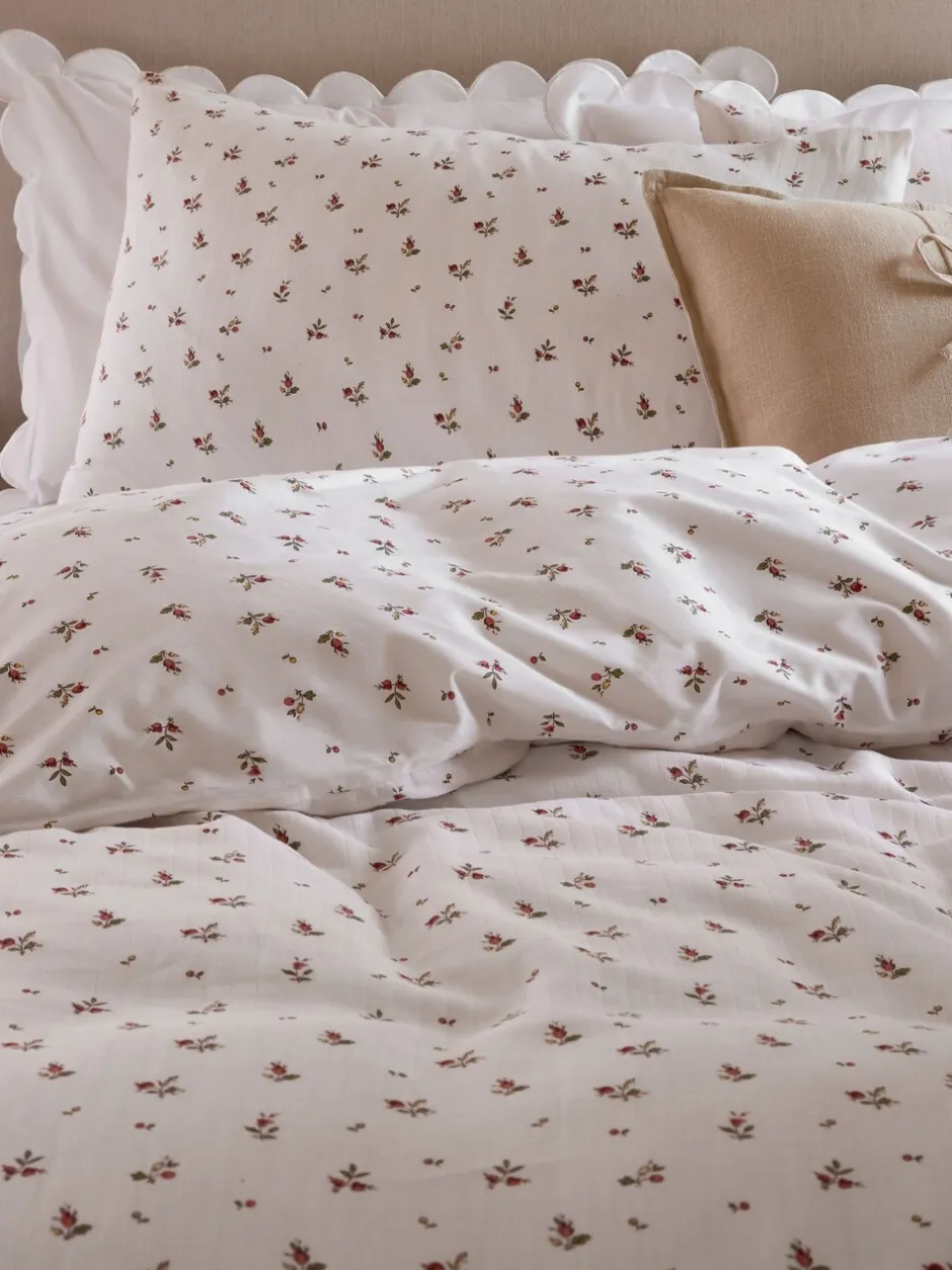 Laura Ashley|Laura Ashley Aylesmore Cotton Gauze Duvet Cover and Pillowcase Set