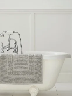 Laura Ashley|Laura Ashley badmat Zilver staalgrijs