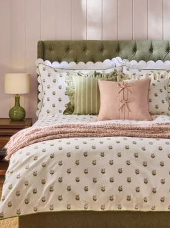 Laura Ashley|Beddengoedsets En Dekbedovertrekken*Laura Ashley Beauchamp Floral 100% Cotton Duvet Cover and Pillowcase Set