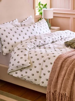 Laura Ashley|Beddengoedsets En Dekbedovertrekken*Laura Ashley Beauchamp Floral 100% Cotton Duvet Cover and Pillowcase Set