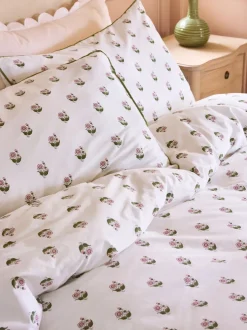 Laura Ashley|Beddengoedsets En Dekbedovertrekken*Laura Ashley Beauchamp Floral 100% Cotton Duvet Cover and Pillowcase Set