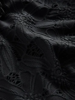 Badkleding|Laura Ashley buikcorrigerend Broderie Zwempak