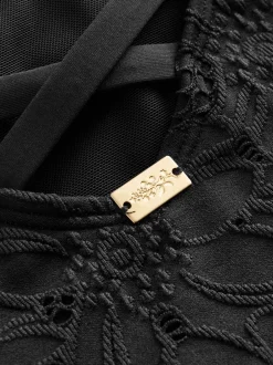 Badkleding|Laura Ashley buikcorrigerend Broderie Zwempak