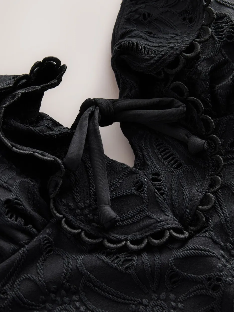 Badkleding|Laura Ashley buikcorrigerend Broderie Zwempak