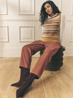 Broeken|Laura Ashley Cord Casual Slight Barrel Trousers