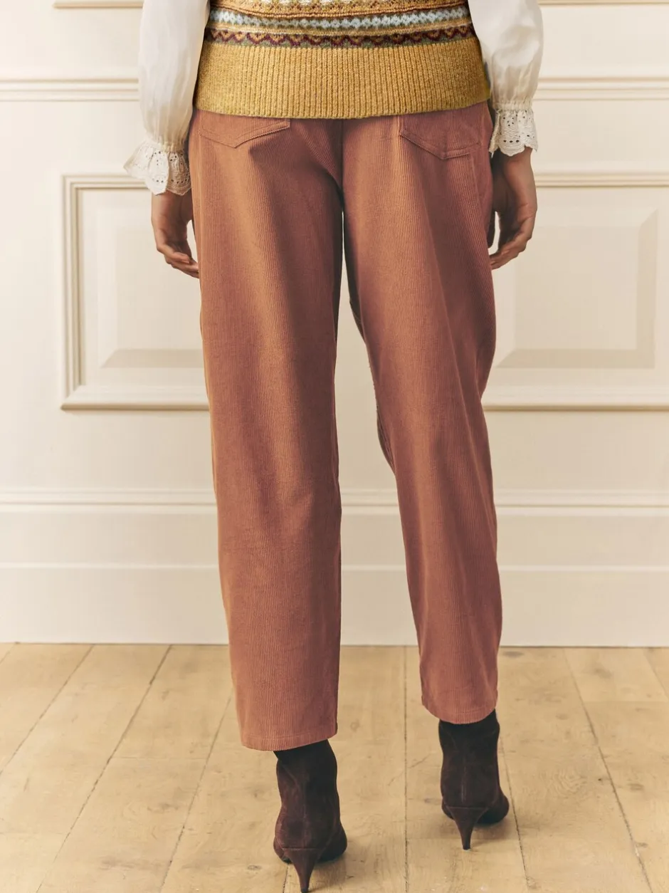 Broeken|Laura Ashley Cord Casual Slight Barrel Trousers