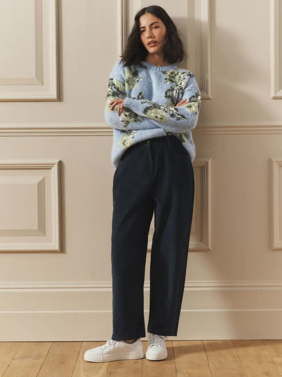 Broeken|Laura Ashley Cord Casual Slight Barrel Trousers